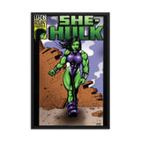 SHE-HULK COVER - Framed poster