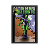 SHE-HULK COVER - Framed poster