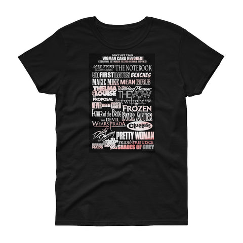 Women's Movie Tee - Black short sleeve t-shirt