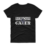 SERIOUS GAMER-Women's short sleeve t-shirt