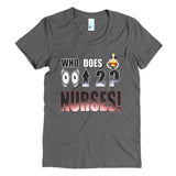 Heroic Nurses Women's Crew Neck Crew Neck Tee