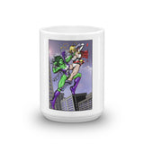 Shulkie vs. Power Girl Mug