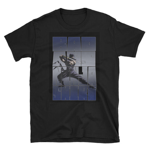 BAD A$$ NINJA SHIRT - Faded Blue Background