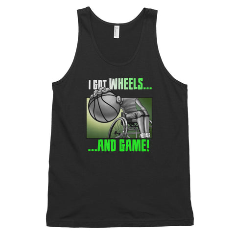 I GOT WHEELS - Black Tank Top