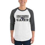 SERIOUS GAMER-3/4 sleeve raglan shirt