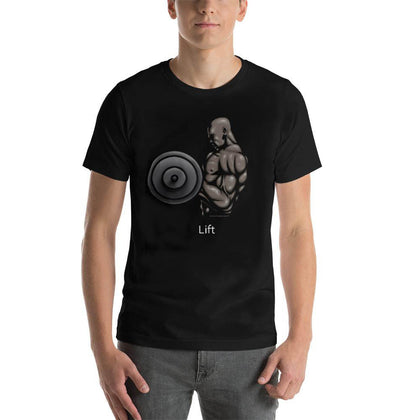 MEN'S LIFT - Black Short-Sleeve T-Shirt