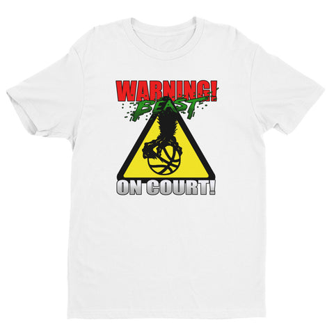 Warning! Beast On Court - Short Sleeve T-shirt