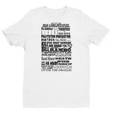 Man Movie White Shirt-Short Sleeve T-shirt