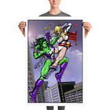 Shulkie vs. Power Girl Poster