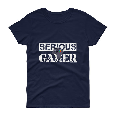 SERIOUS GAMER-Women's short sleeve t-shirt