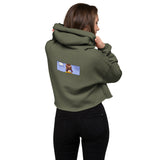 Women's Squid Doll Crop Hoodie-Front/Back Design