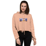 Women's Squid Doll Crop Hoodie-Front/Back Design