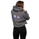 Women's Squid Doll Crop Hoodie-Front/Back Design