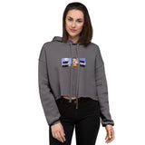 Women's Squid Doll Crop Hoodie-Front/Back Design